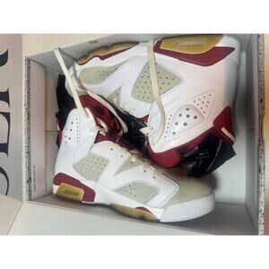 Air Jordan 6 Retro – White / Gym Red / Pure Platinum Men’s Size 10